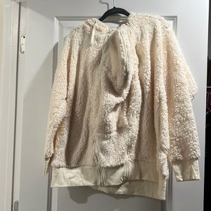 Maternity Baby Wearing Sherpa Hoodie